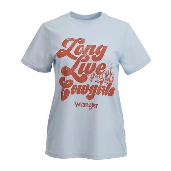 NWT Wrangler Long Live Cowgirls Tee Sz XL - Picture 1 of 2